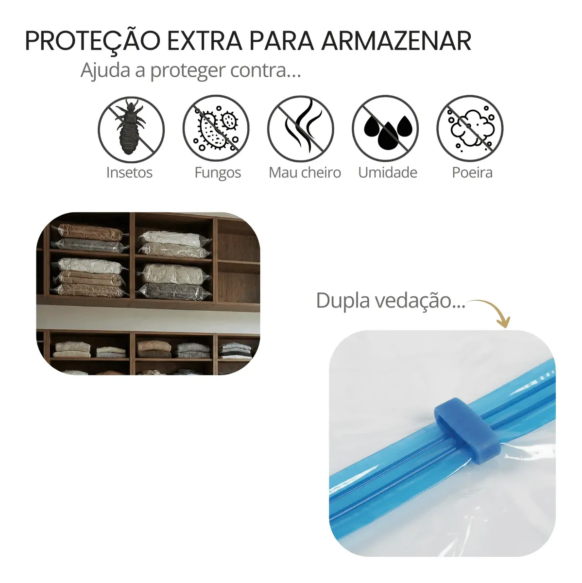 Kit Mala — 20 Sacos a Vácuo (40×60 cm)